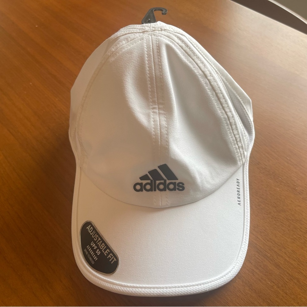 NWT Adidas Men’s Superlite Cap “AEROREADY” (White - One Size Fits All)